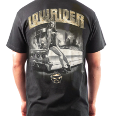 Lowrider Clothing / Engraved / Authentic Hustler Chicano T-Shirt