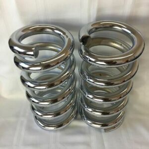 Chrome! / Full Stack 3.75 Ton Chrome Coil Springs / Lowrider Hydraulic