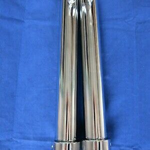 lowrider hydraulics 14'' chrome cylinders with elbows